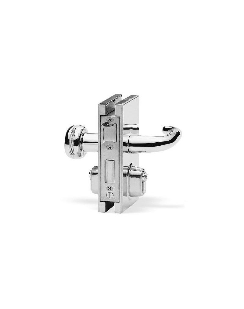 Aramar-Trivel con Muesca-CERRADURA MAN INTERIOR POMO FIJO EXTERIOR 10mm IB 1005 1/4