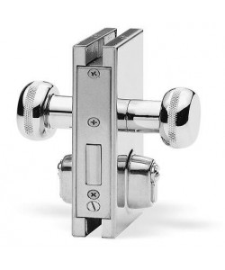 Aramar-Trivel con Muesca-CERRADURA PESTILLO POMOS FIJOS 10mm IB 1008