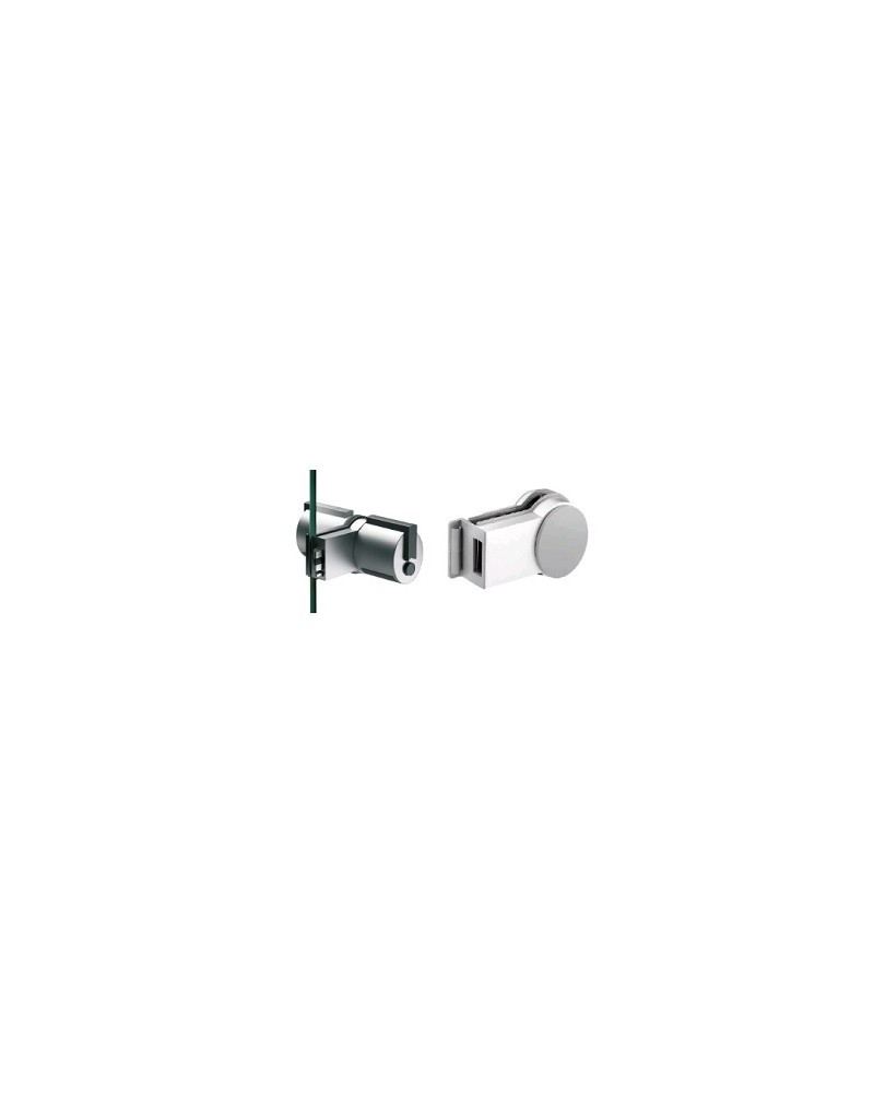 Aramar-Aramar-JUEGO POMO C/LLAVE-CONDENA VIDRIO 10mm ZN IS-NEGRO