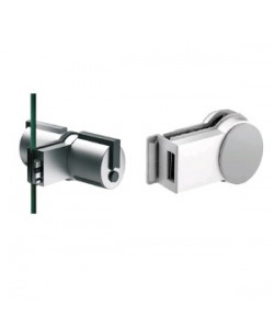 Aramar-Aramar-JUEGO POMO C/LLAVE-CONDENA VIDRIO 10mm ZN IS-NEGRO