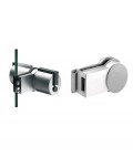 JUEGO POMO C/LLAVE-CONDENA VIDRIO 10mm ZN IS-NEGRO