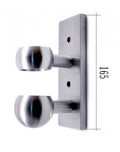 ANCLAJE FRONTAL TUBO 42,4x2mm ACERO IS AISI316