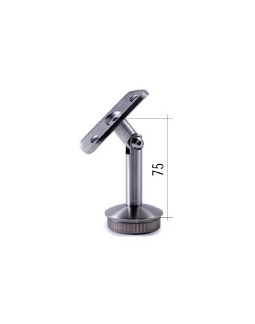 SUJETA PASAMANOS REGULABLE Ø42,4mm IS AISI304