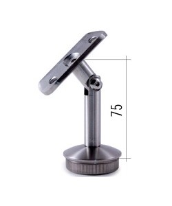 Aramar-Accesorios-SUJETA PASAMANOS REGULABLE Ø42,4mm IS AISI304
