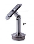 SUJETA PASAMANOS REGULABLE Ø42,4mm IS AISI304