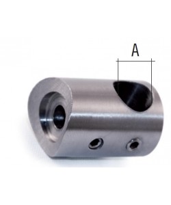 Aramar-Accesorios-SOPORTE VARILLA 12,20mm C/TUBO 42,4x2mm IS AISI304