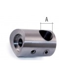 SOPORTE VARILLA 12,20mm C/TUBO 42,4x2mm IS AISI304