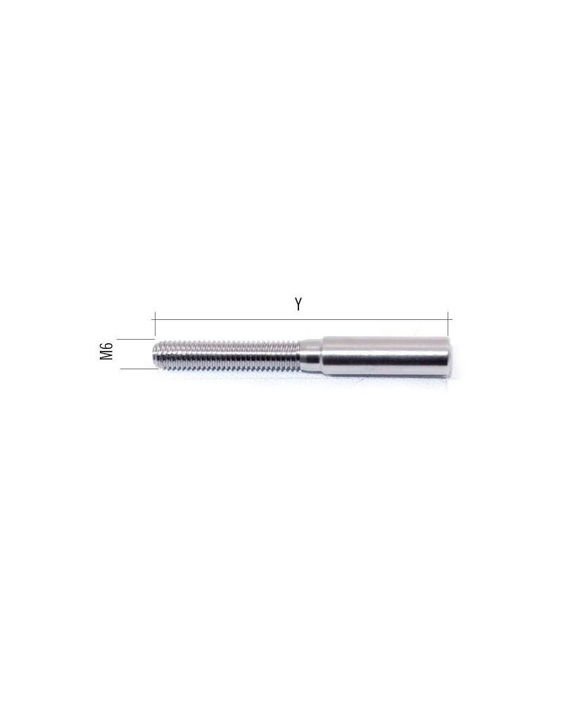 Aramar-Accesorios-TERMINAL CABLE D 5mm ACERO IS AISI316 IZQUIERDA