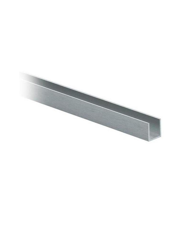 Aramar-Aluminio-MTS. U ALUMINIO 10x10x10x1mm BLANCO 3000mm