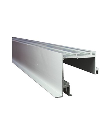 Aramar-E800-PERFIL V FIJO OCULTO AL ANOD PLATA 2000mm E800