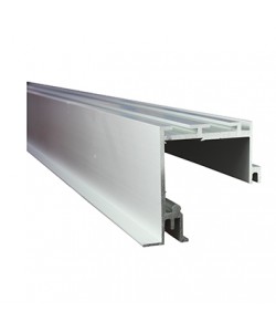 Aramar-E800-PERFIL V FIJO OCULTO AL ANOD PLATA 2000mm E800