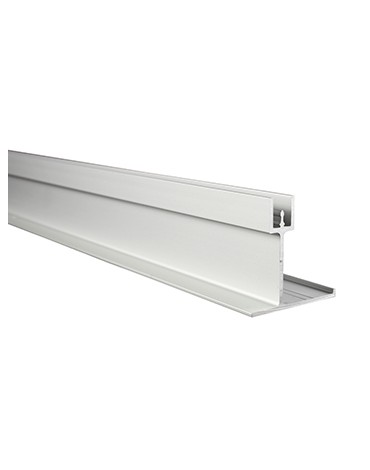 Aramar-E800-TAPETA PEFIL OCULTO ALUMINIO ANOD PLATA 2000mm E800