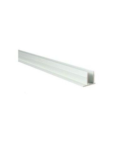 PERFIL TAPE RANURA VIDRIO FIJO AL ANOD PLATA 2000mm E70 ELEVA