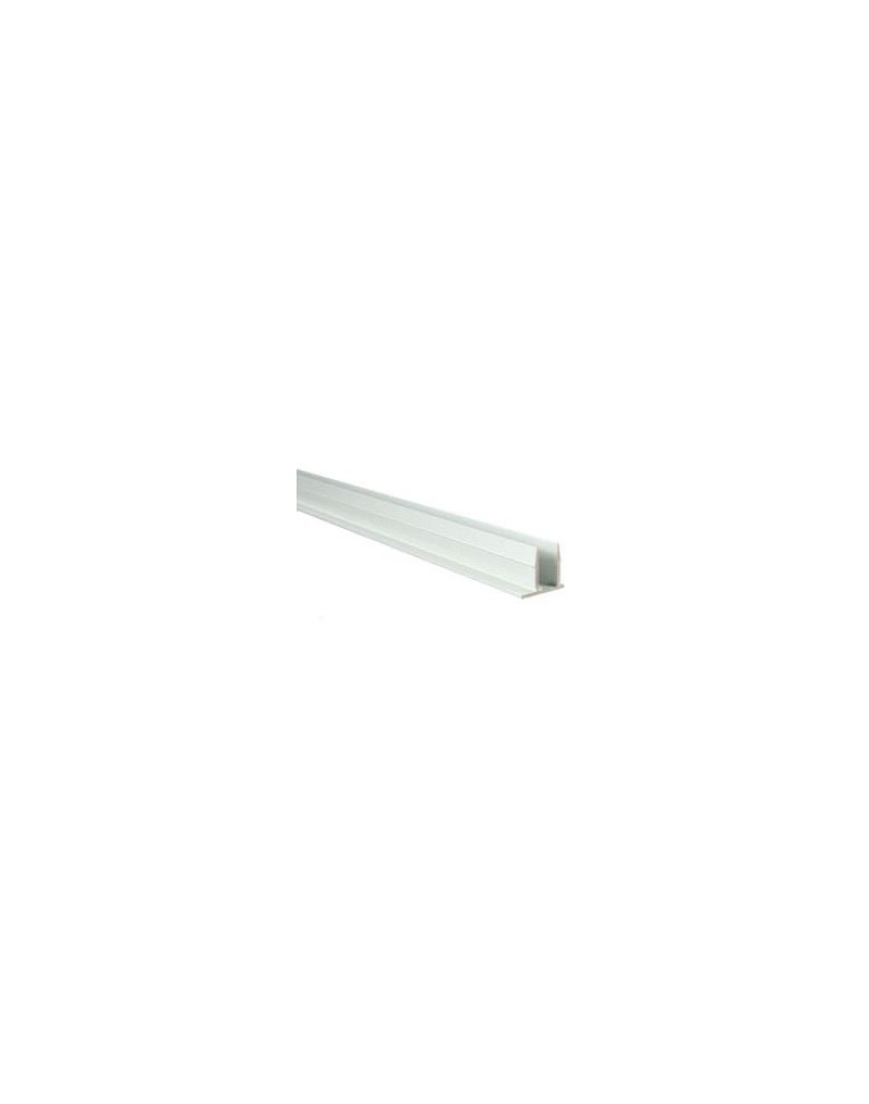 Aramar-E70-PERFIL TAPE RANURA VIDRIO FIJO AL ANOD PLATA 2000mm E70 ELEVA