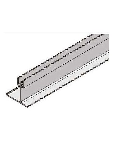 Aramar-E800-TAPETA PEFIL OCULTO ALUMINIO ANOD PLATA 2000mm E800
