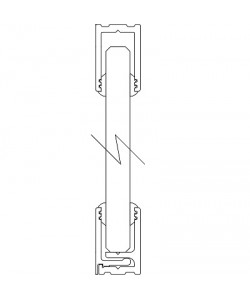 Aramar-PRO-KIT 4+4mm ALUMINIO ANOD PLATA 4000mm HEGOX PRO
