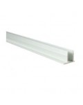 PERFIL TAPE RANURA VIDRIO FIJO AL ANOD PLATA 2000mm E70 ELEVA