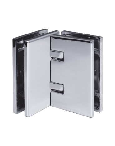 Aramar-Trivel con retención Square-BISAGRA DOBLE 90º TORNILLO EXTERIOR 70kg 8-10mm L CB SQUARE