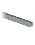 MTS. U ALUMINIO 10x10x10x1mm BLANCO 3000mm