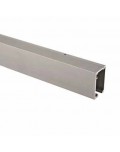 PERFIL SUPERIOR+TAPA TECHO ALUMINIO ANOD PLATA 2000mm H G-90